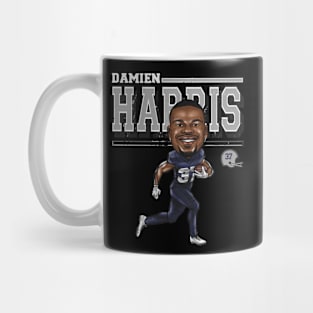 Damien Harris New England Cartoon Mug